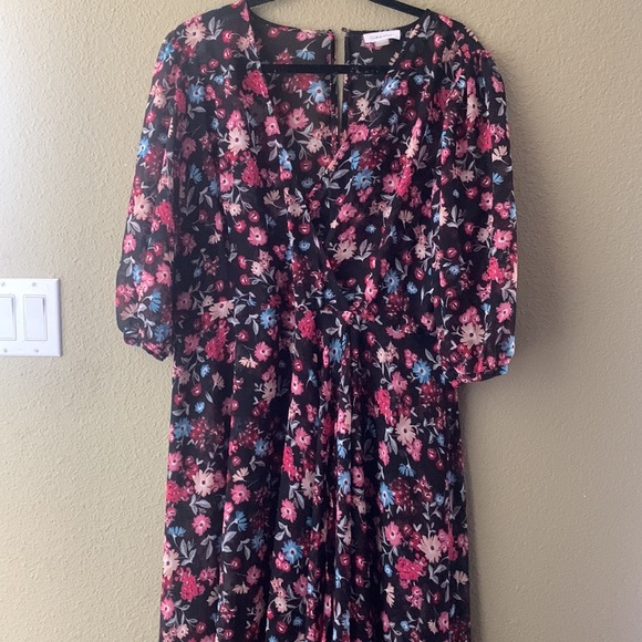 Calvin Klein midi wrap dress size 14 - Picture 5 of 15